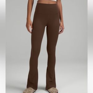 NWT Lululemon Align high-rise mini flared pant 32” in Java